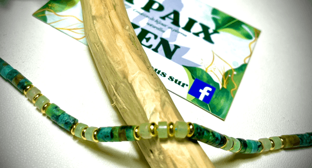 Bracelet Sunny Turquoise Africaine et Aventurine