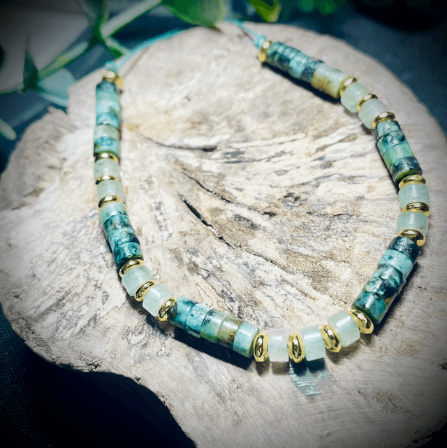 Bracelet Sunny Turquoise Africaine et Aventurine
