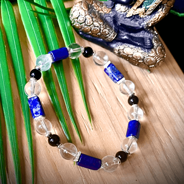 ÉQUILIBRE Lapis-lazuli Onyx et Cristal de Roche